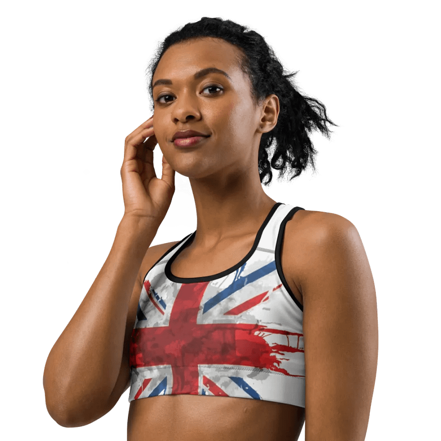 Explosive Union Jack Sports Bra product image (4)