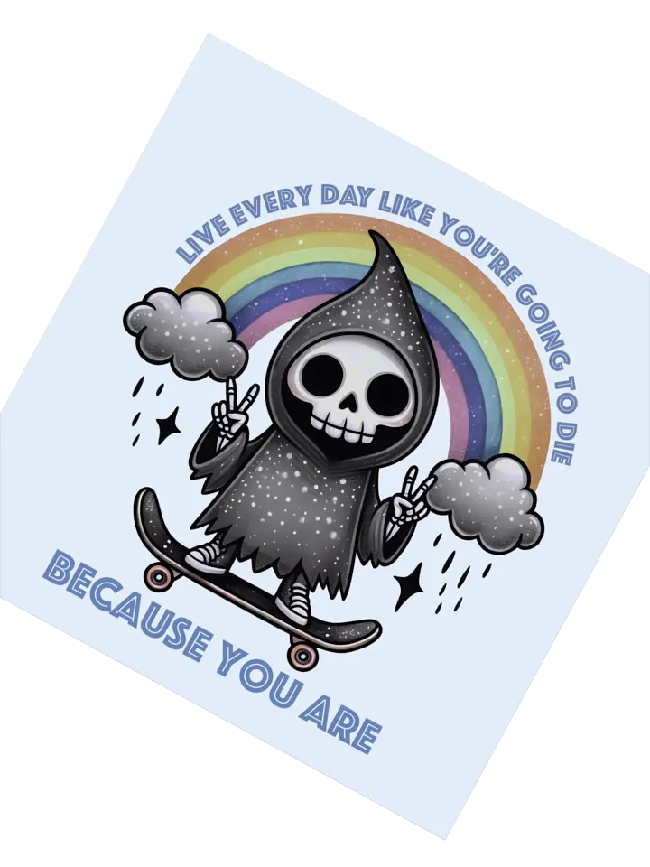 Live Every Day Sticker (Blue) product image (2)