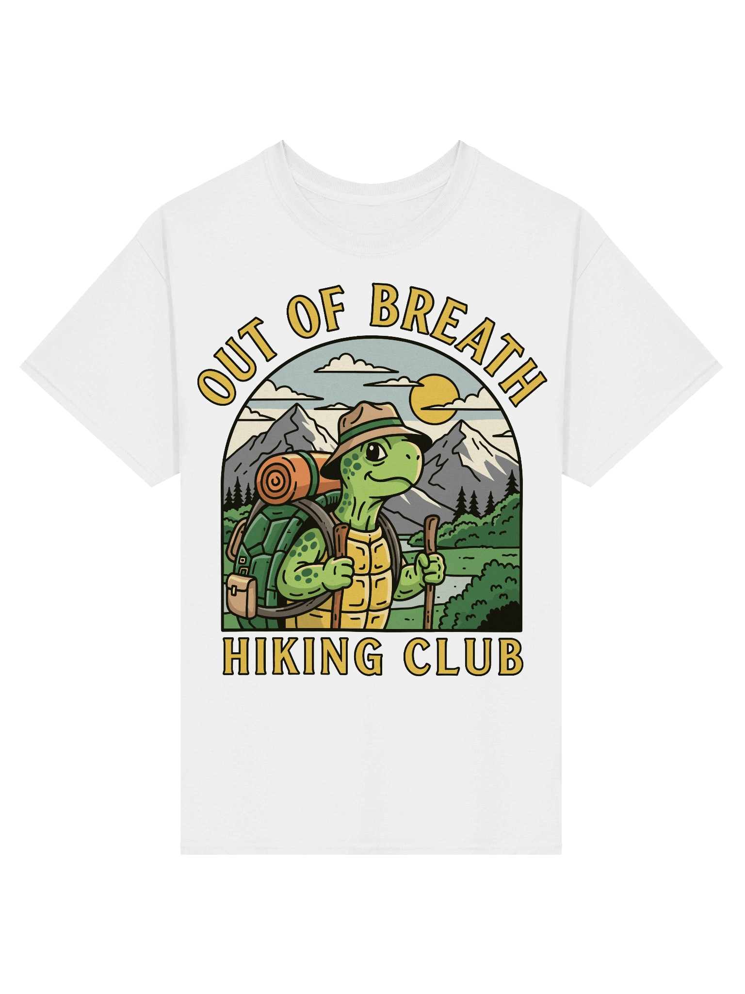 Out of Breath Hiking Club - Tee product image (1)