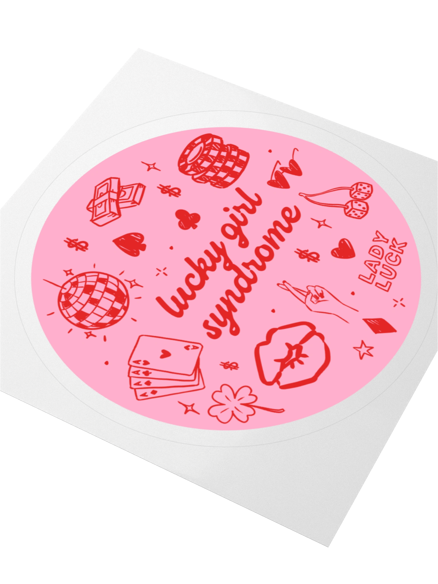 Lucky Girl Syndrome Sticker product image (3)