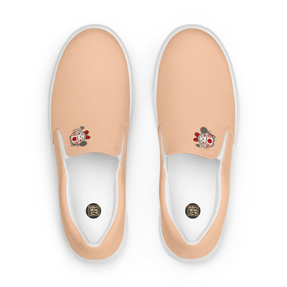 Smiling Badminton Bunny Slip-Ons product image (2)