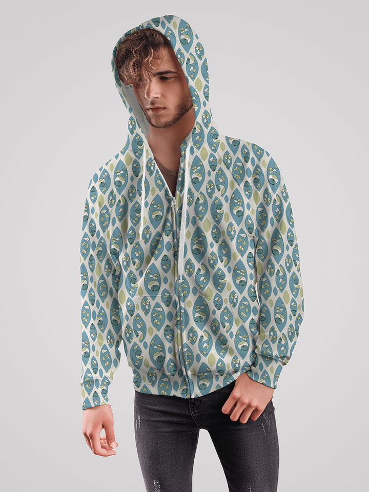 Chilly Summer | Recycled Unisex ZIP Hoodie product image (1)