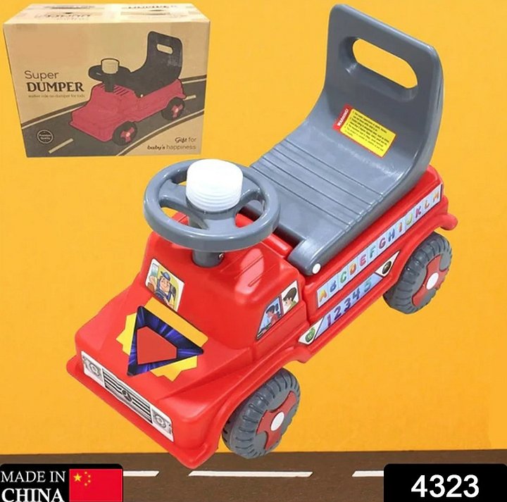 Baby Ride On Push Car For Kids | Kids Baby Big Car Ride On Toy With Backrest Musical Horn For Children Kids Toy Ride-On, Truck, Etc Suitable For Kids Boys product image (1)