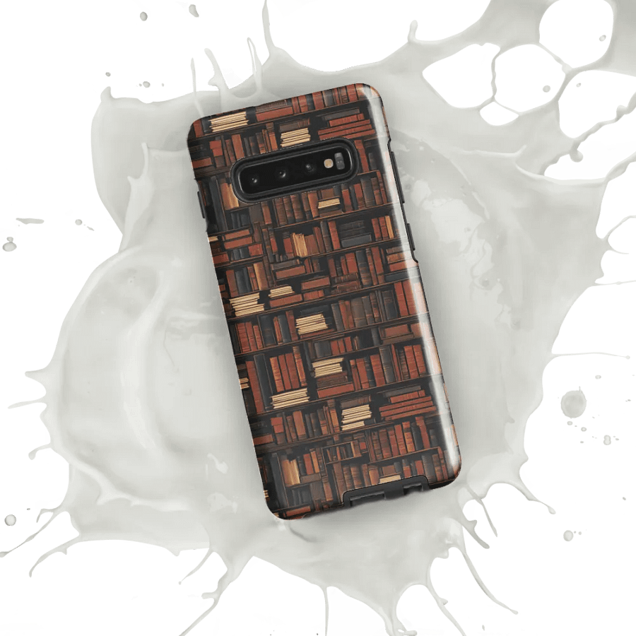 Bookshelf Pattern Books Samsung Tough Case product image (9)