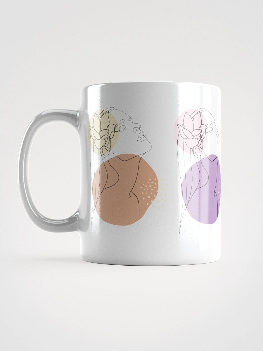 Mug Blanc Equilibre Femme Doux - Harmonie Naturelle - Idée Cadeau Raffiné product image (6)