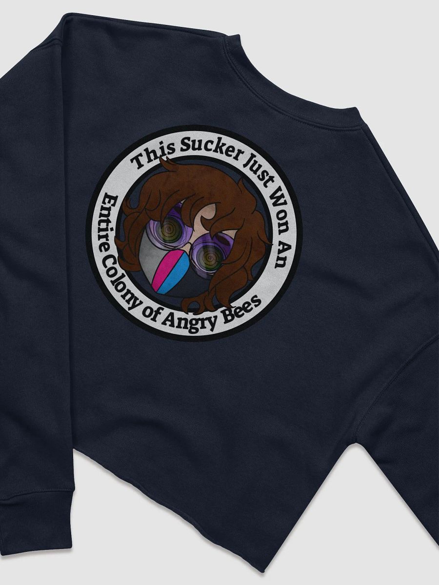 Angry Bees - Crop Top Sweatshirt product image (4)