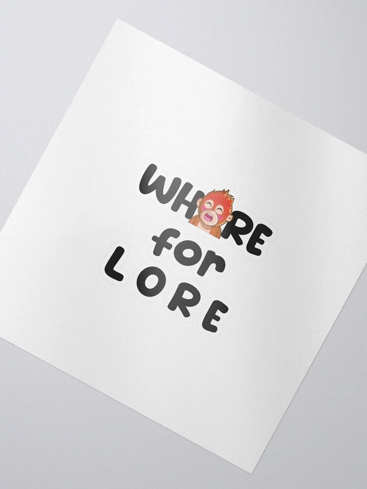 Lore Lover Sticker product image (2)