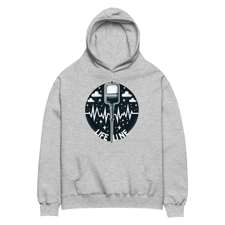 Lifeline EKG Oversized Hoodie product image (22)
