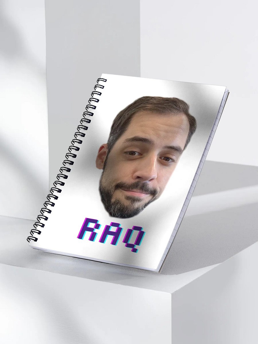 Raq Face/Kiss Logo Notebook product image (3)