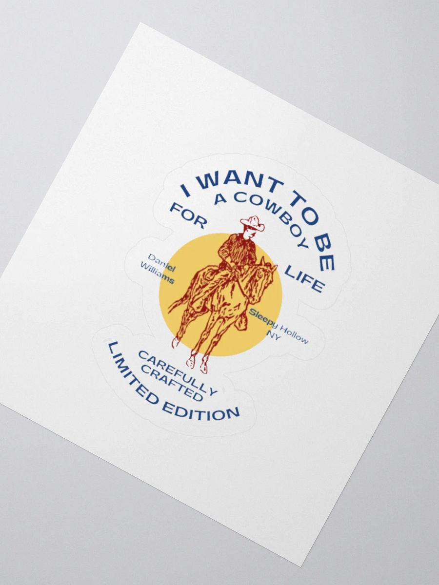 Cowboy For Life Stickers product image (6)