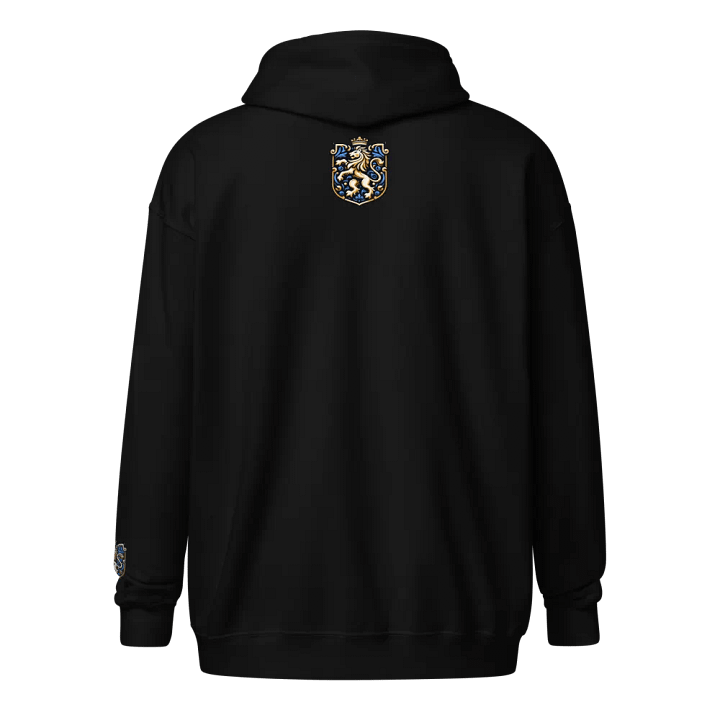 Blue Regal Lion Crest Zip Hoodie product image (1)