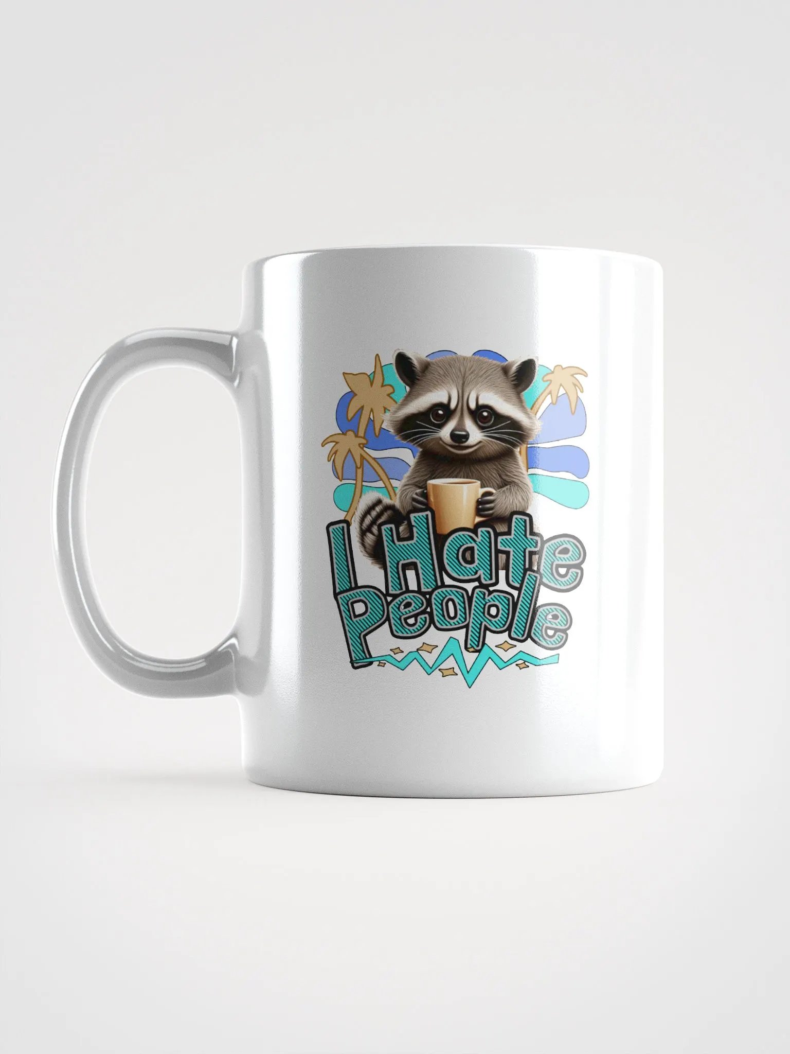 I Hate People Raccoon Sassy Mug product image (1)