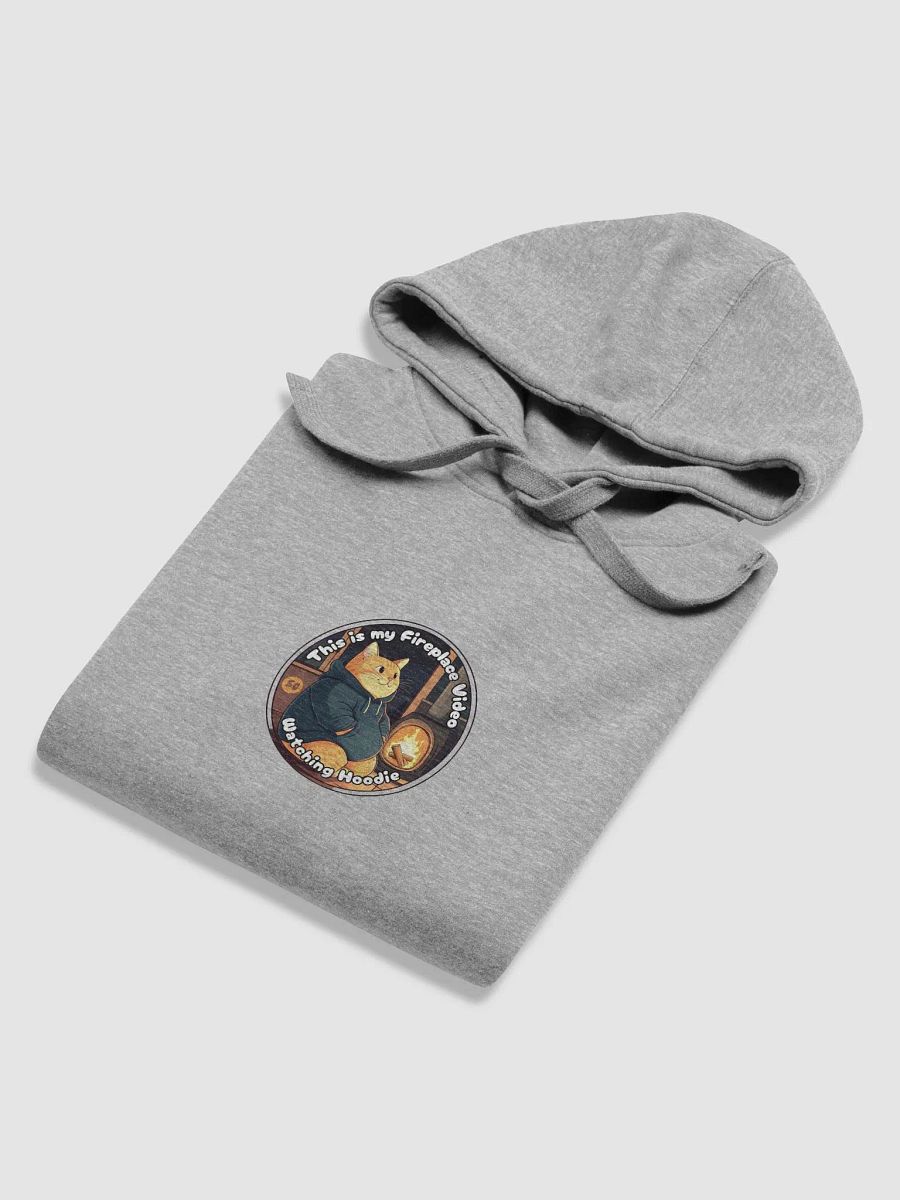 Cozy Cat - This is my Fireplace Video Watching Hoodie | Hoodie product image (5)