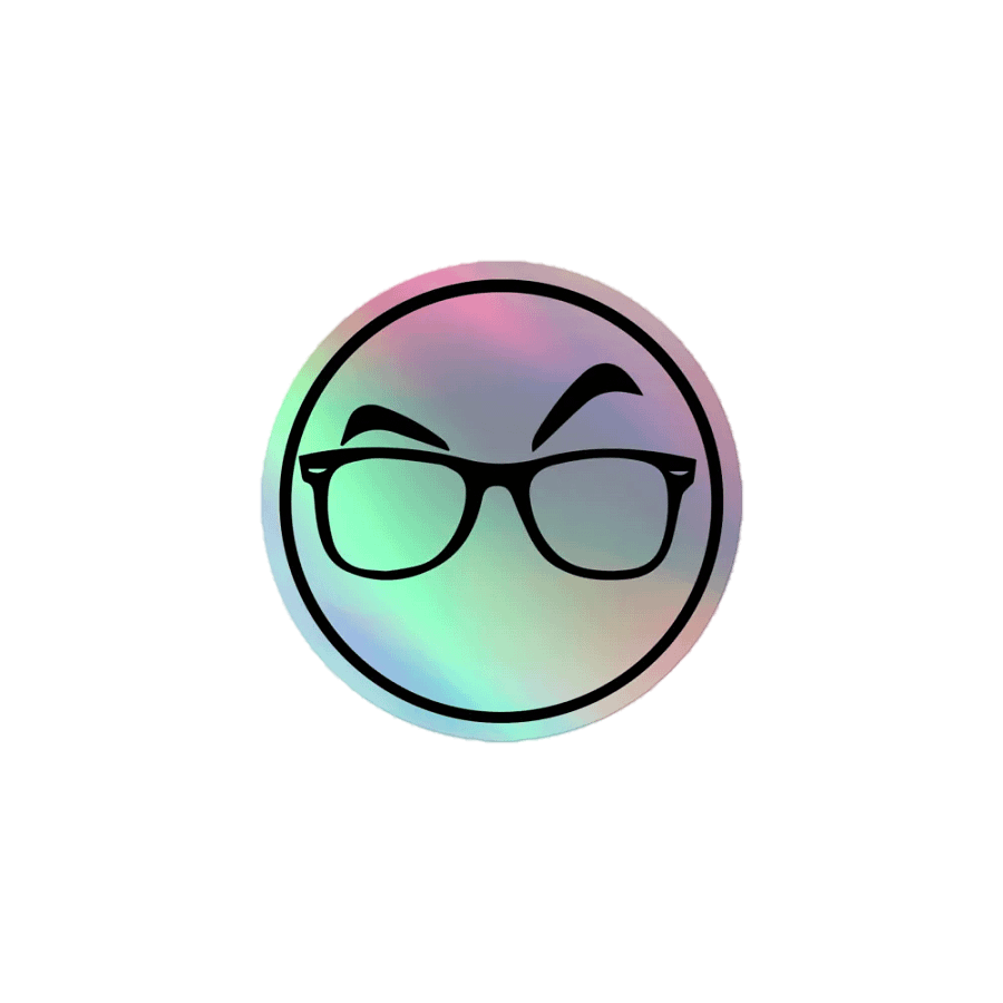 Brows Logo Holo Sticker product image (1)