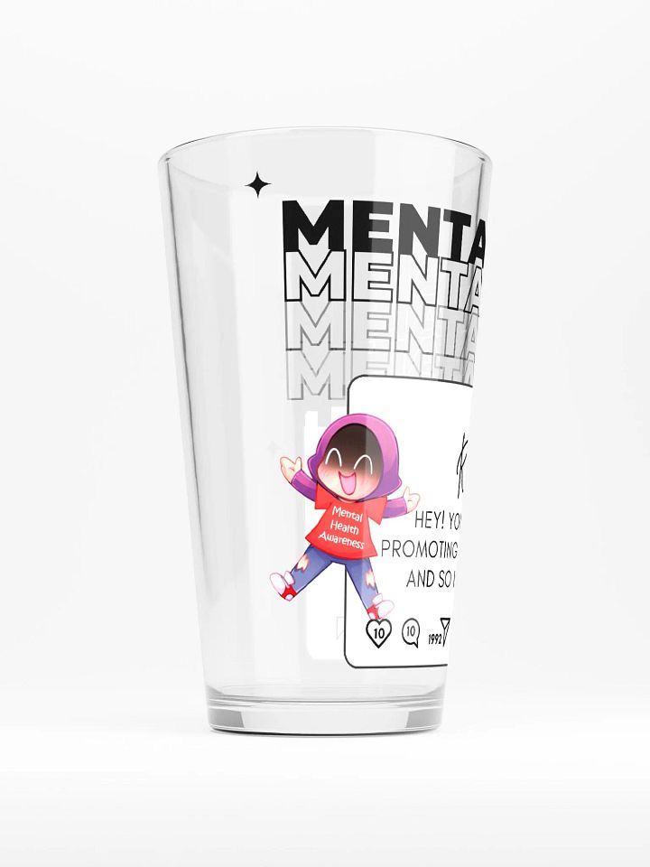 Mental Health Awareness Pint Glass product image (2)