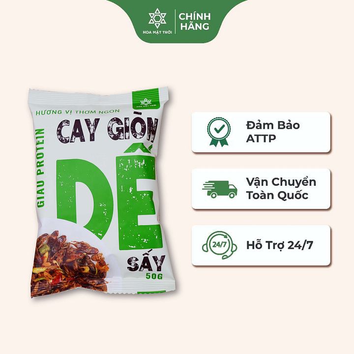 Dế sấy cay giòn product image (1)