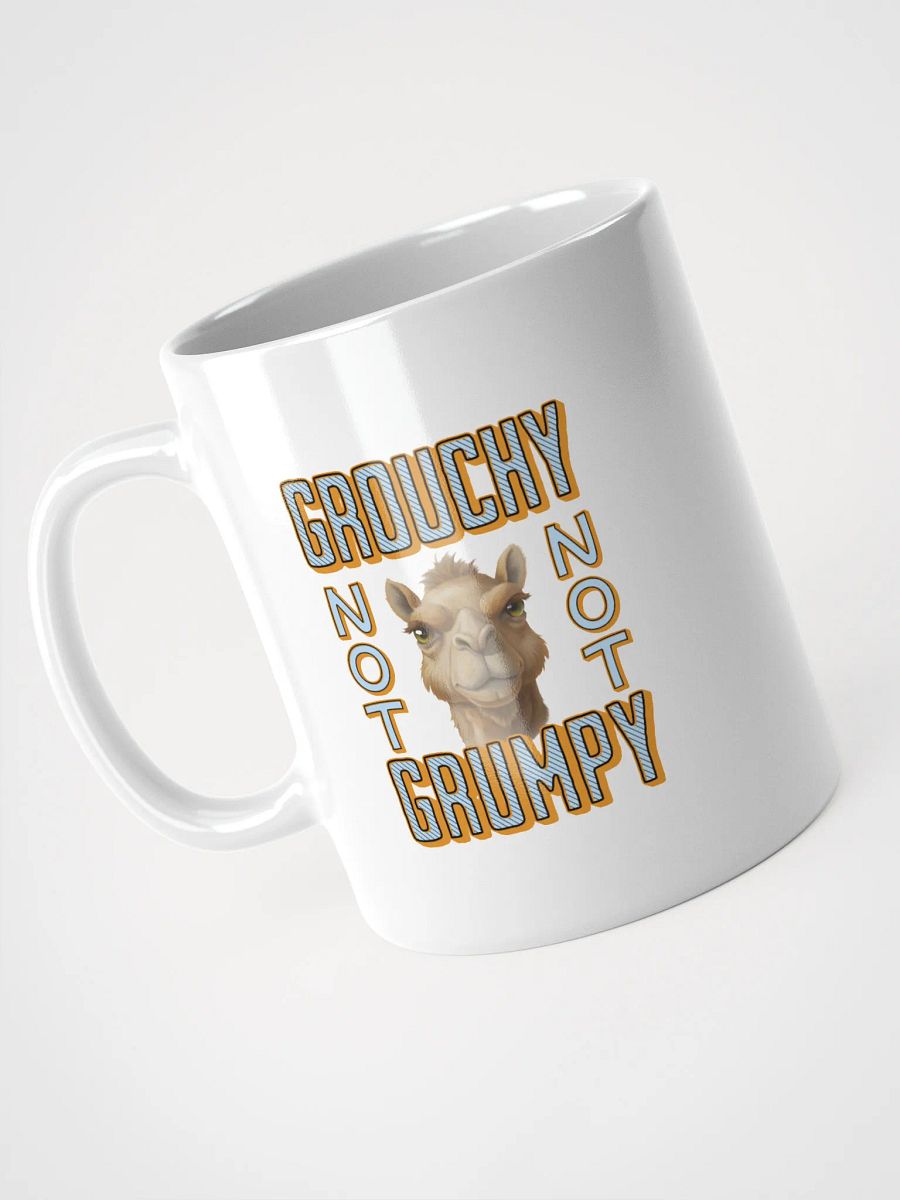 Grouchy Not Grumpy Camel White Glossy Mug product image (2)