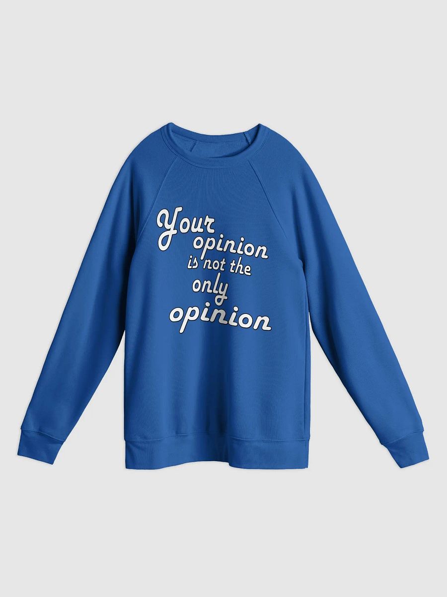 Your Opinion... Bella+Canvas Unisex Sponge Fleece Raglan Sweatshirt product image (1)