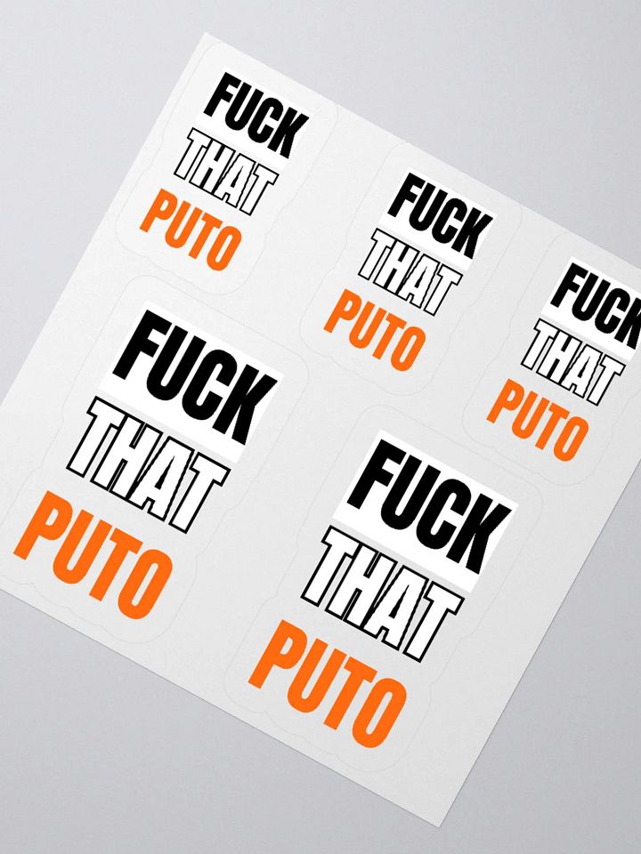FTP w/o hair Stickers product image (5)
