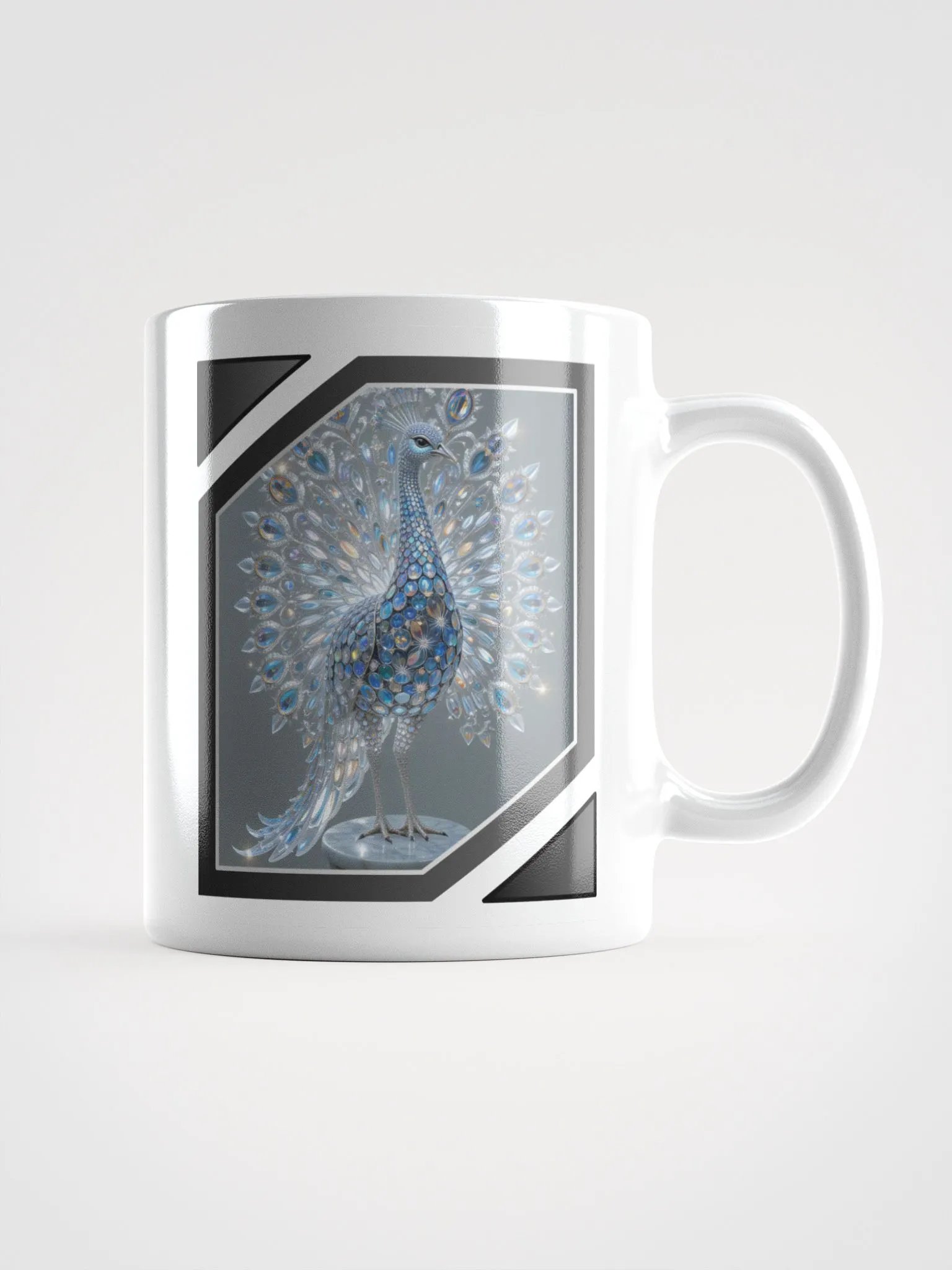 Glossy Mug: Diamond Peacock product image (1)
