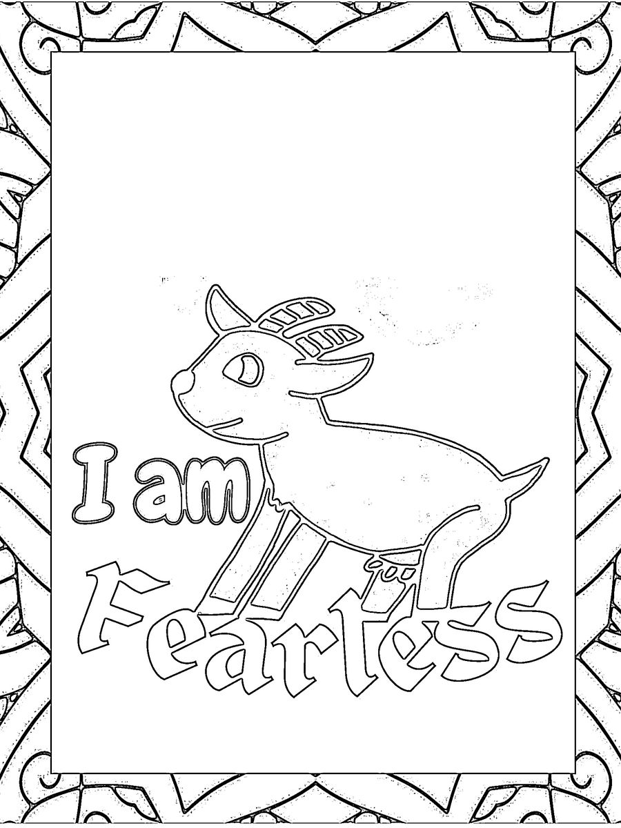Growth Mindset Affirmations for Kids with Fun Farm Animals to Color: Self Esteem Coloring Books for Children product image (4)