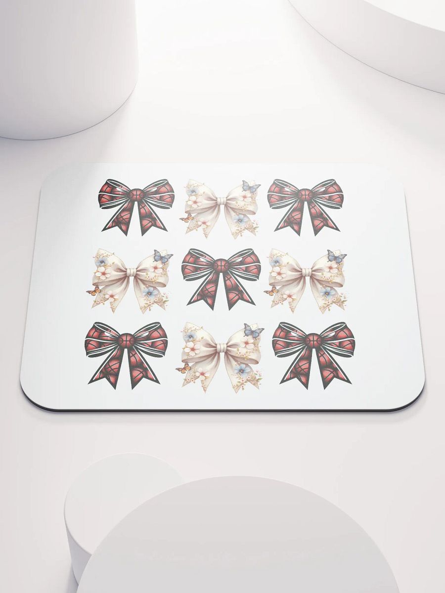 Spring Bows Basketball Charming Mouse Pad product image (2)