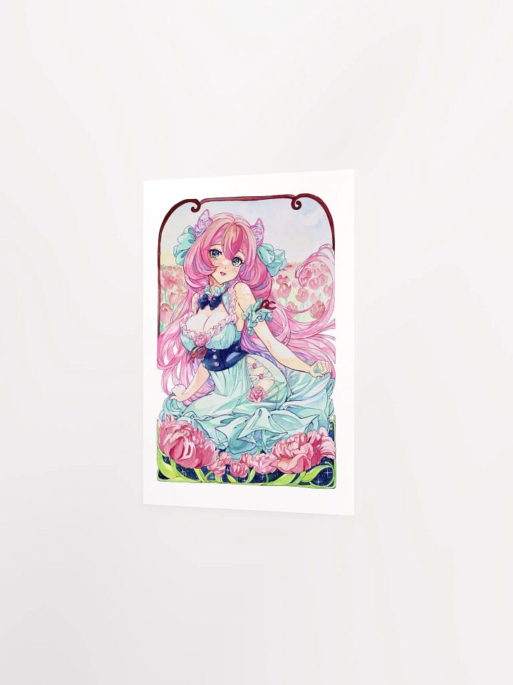 Oki in Tulips Print product image (2)