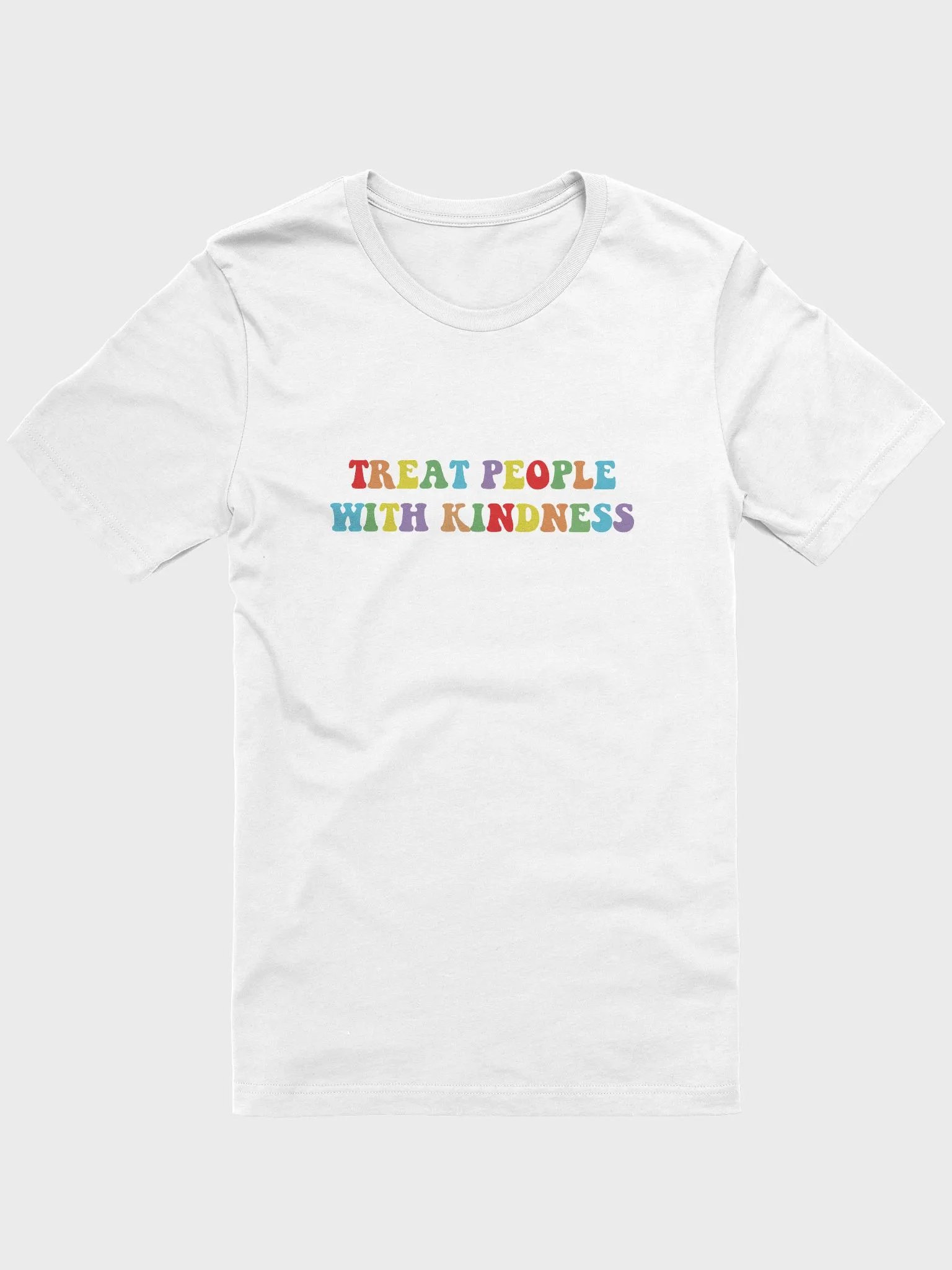 Treat People With Kindness Mental Health Awareness - Unisex T-shirt Bella Canvas 3001 product image (4)