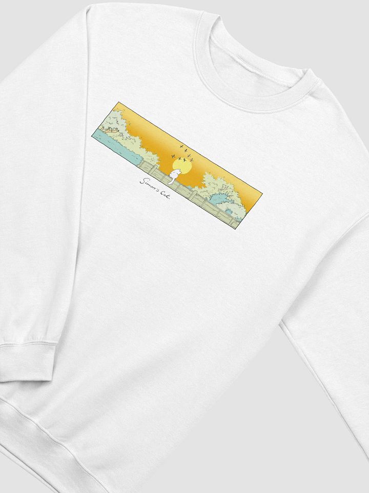 Sunset White Sweatshirt product image (1)