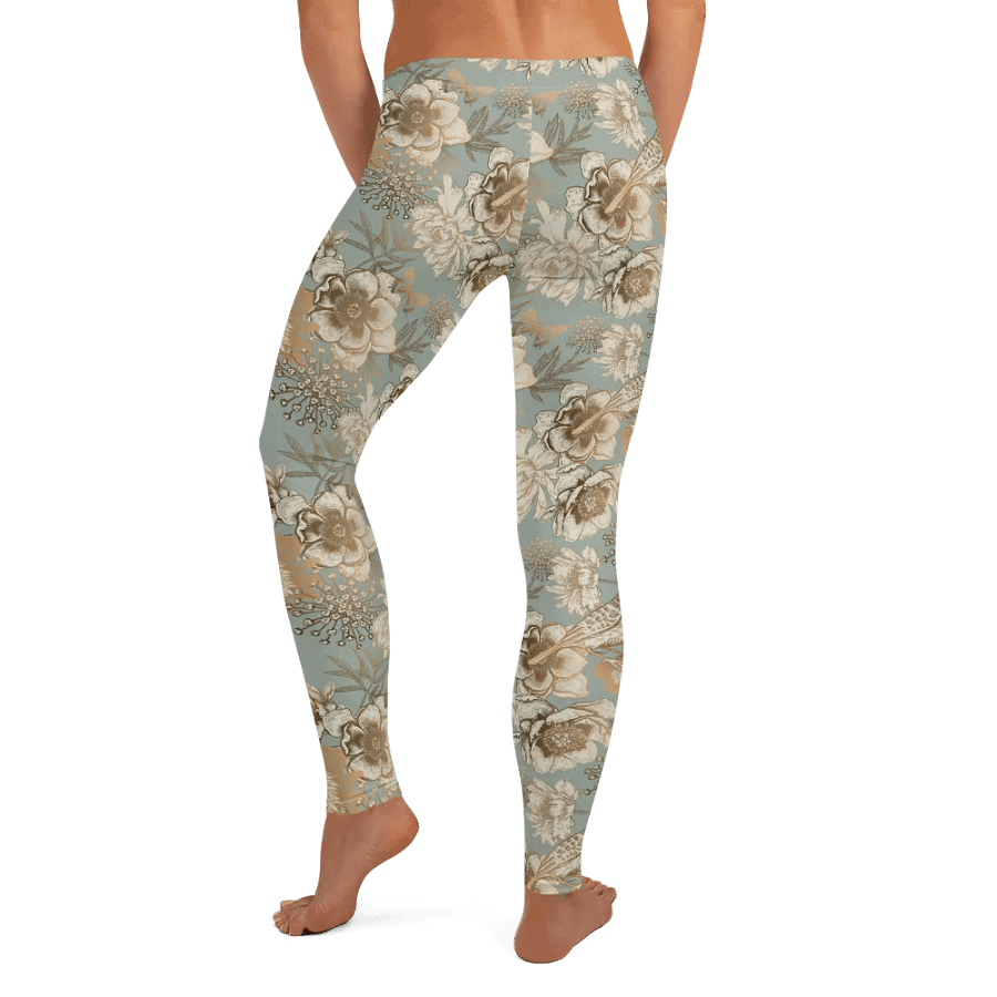 Birds And Flower Yoga Leggings product image (8)