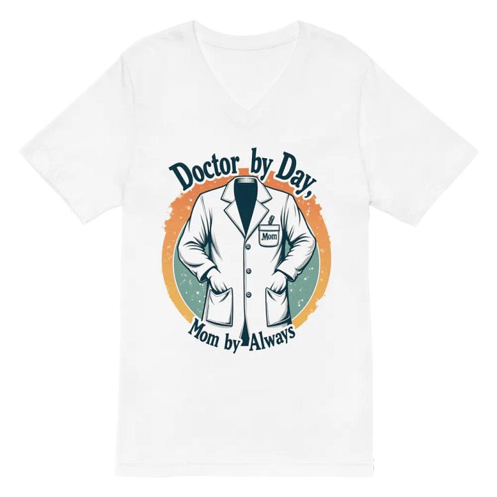Doctor by Day, Mom by Always v-neck tee product image (2)