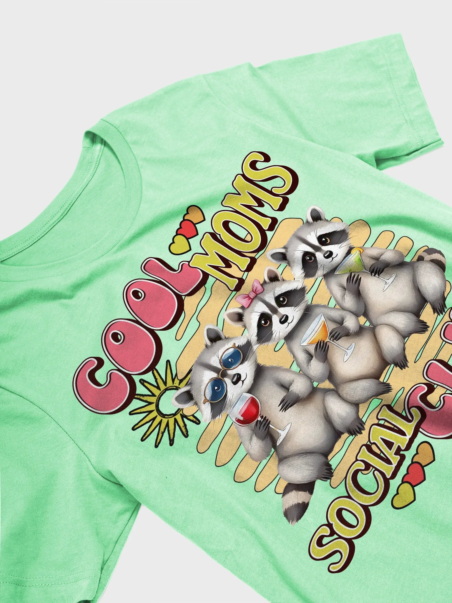 Cool Moms Social Club Raccoon Tee product image (2)