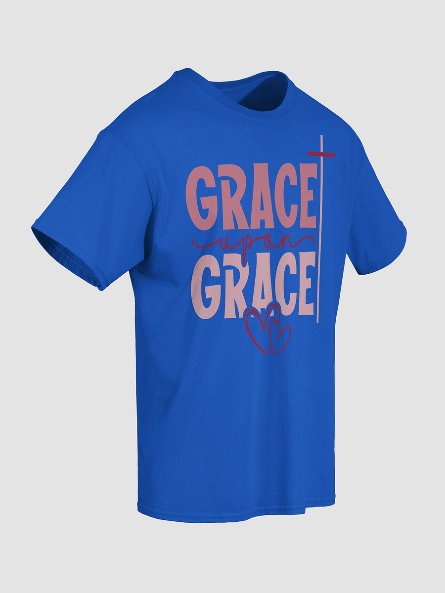 Grace Upon Grace Cross Heart T-Shirt product image (39)