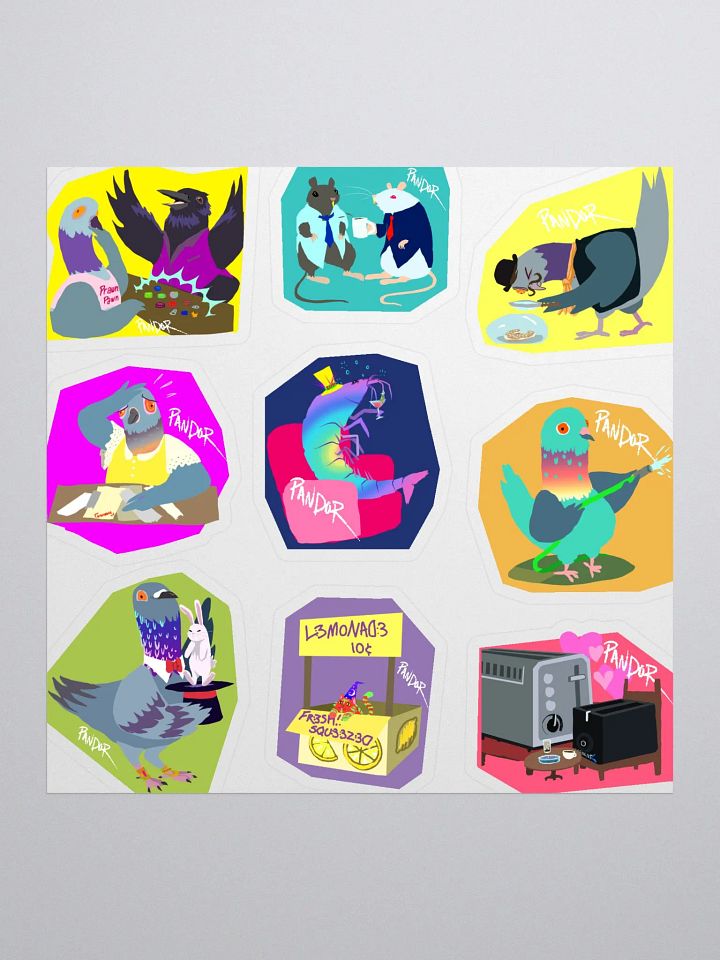 Pigeon World Stickersheet product image (1)