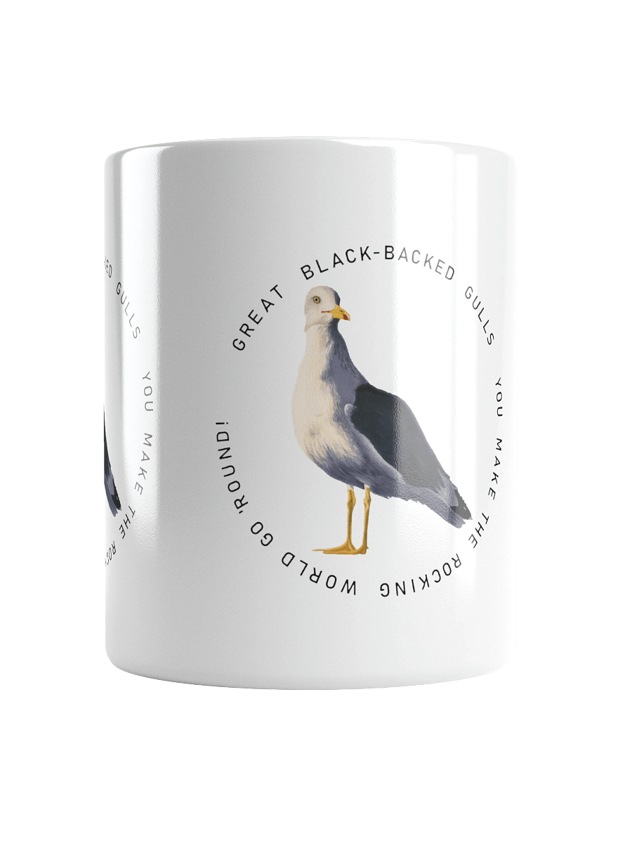 Black-Backed Gulls white mug product image (5)