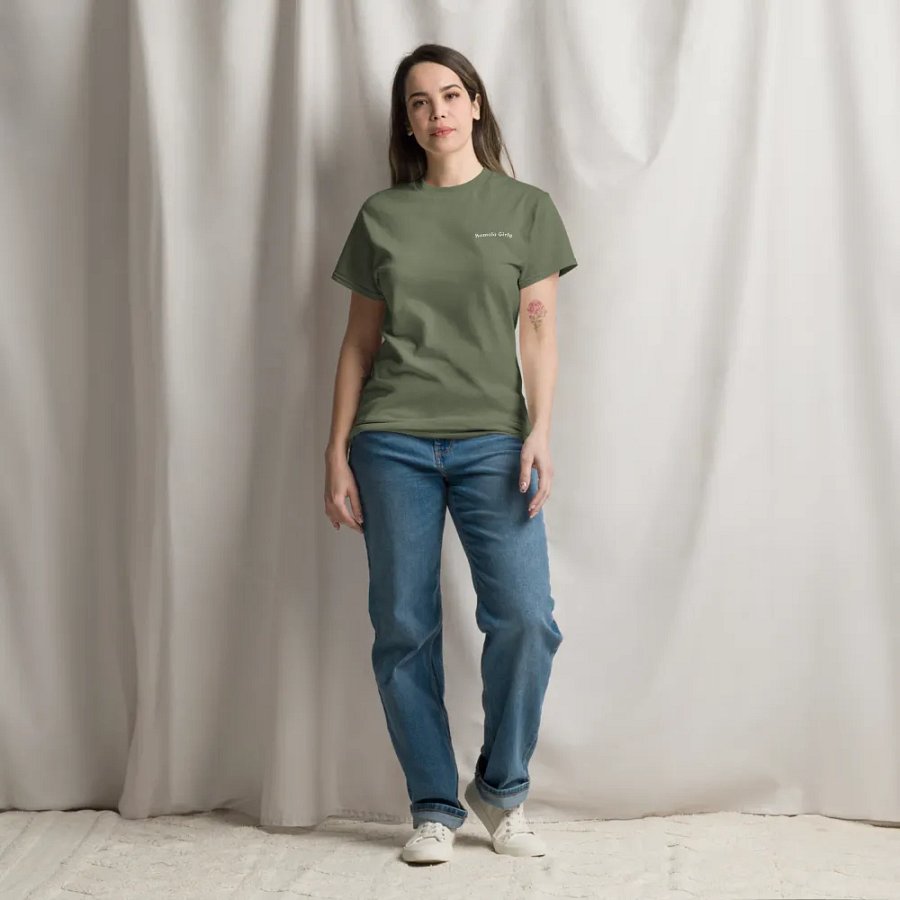 Kamala Girly Embroidered Tee (White Font) product image (6)