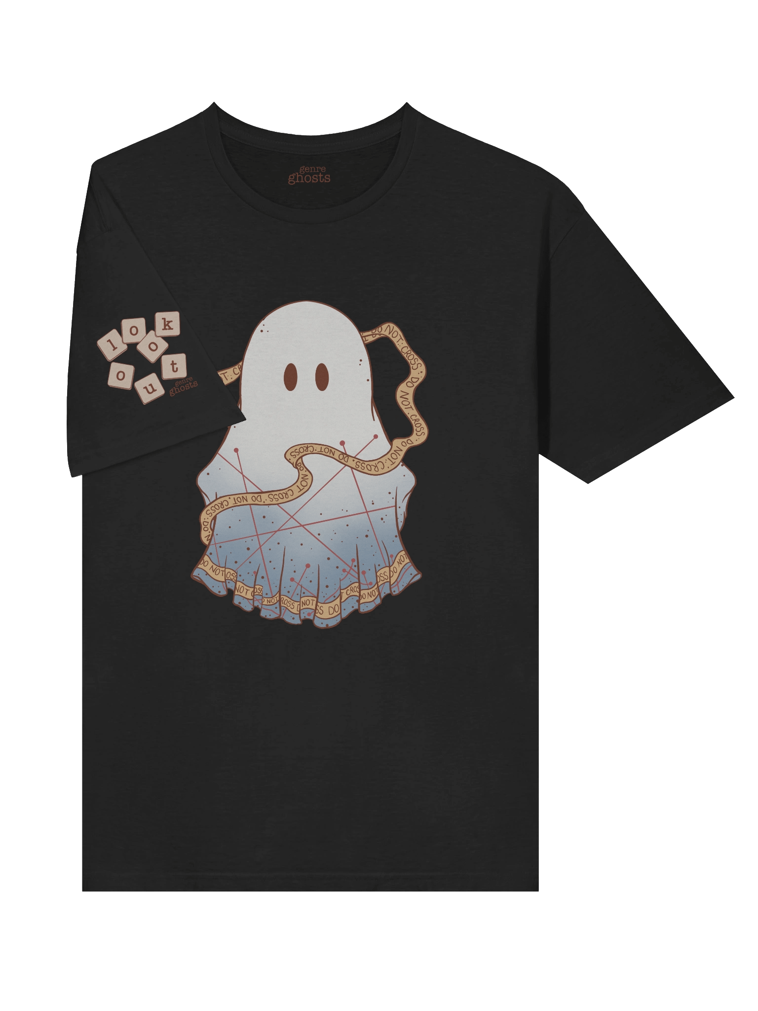 Thriller Genre Ghost Comfy Tee product image (2)
