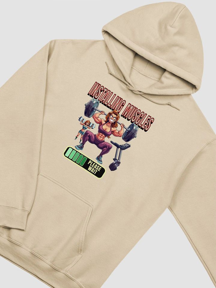 Installing Muscle Weightlifting Female Zone Hoodie product image (20)