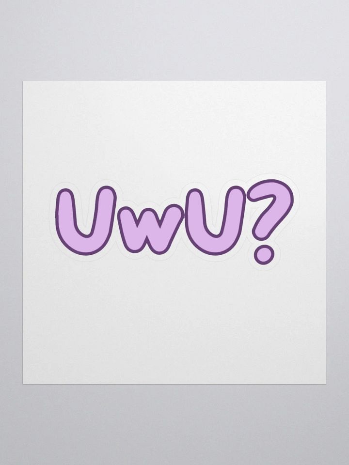 UwU? Sticker, Pink product image (3)