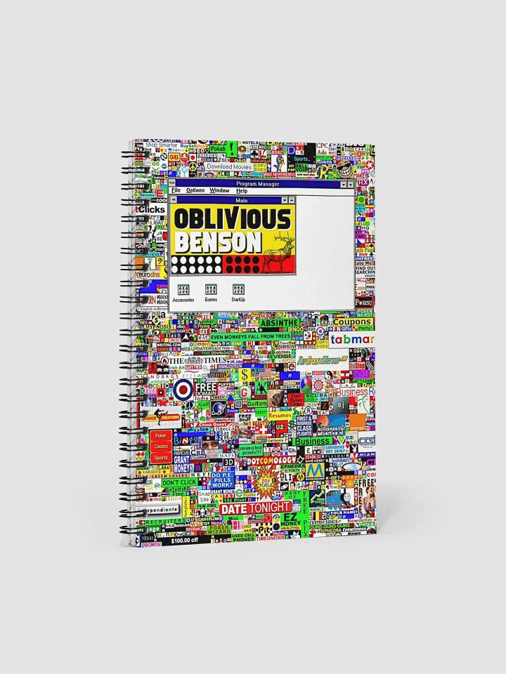 OB 1990's Internet Spiral Notebook product image (1)