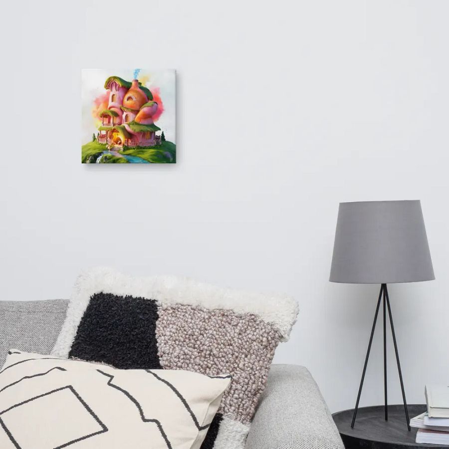 Watercolour Fairy House Art - v7 product image (10)