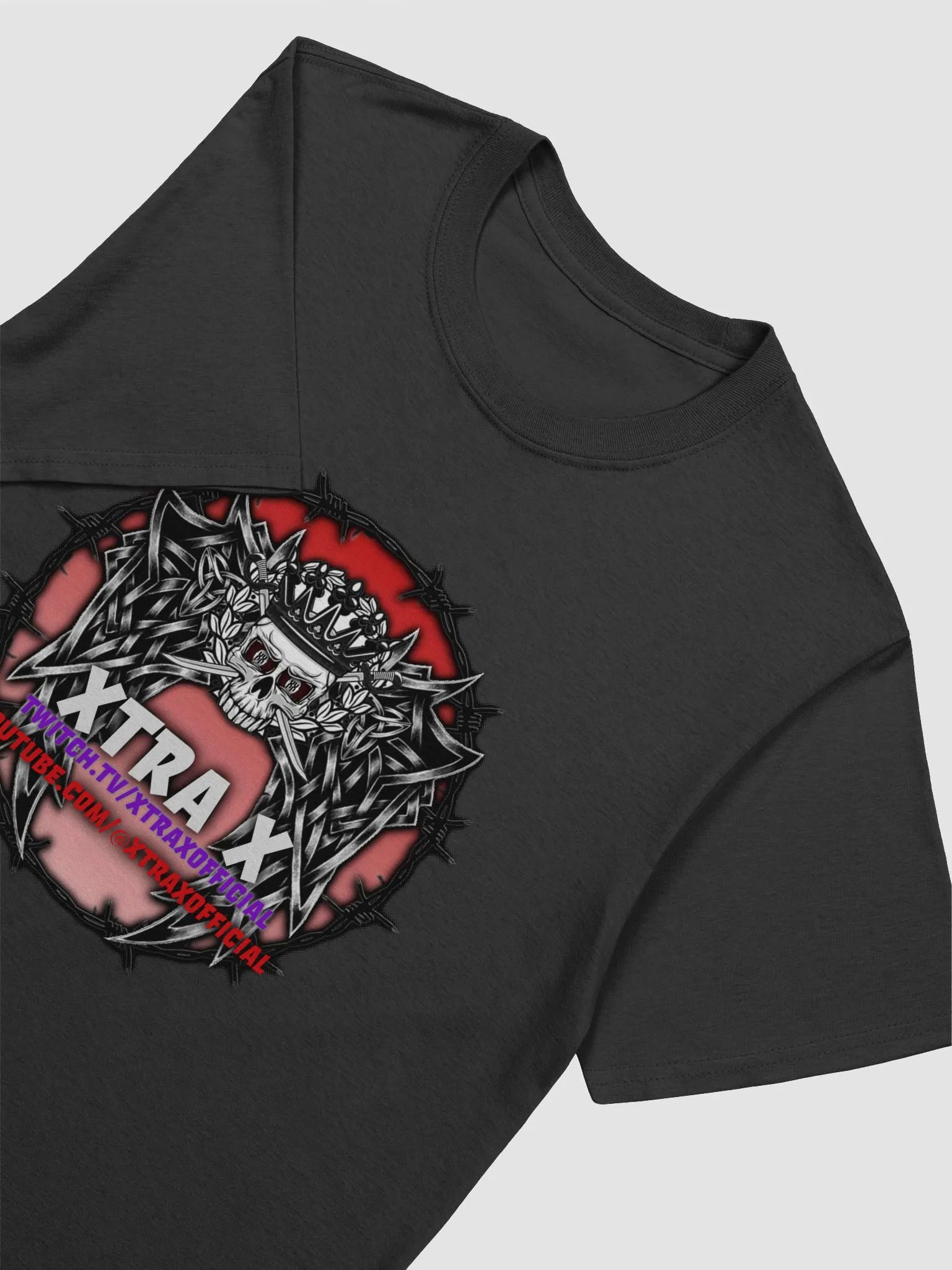 Xtra X Crowned Skull Emblem Unisex T-Shirt product image (13)