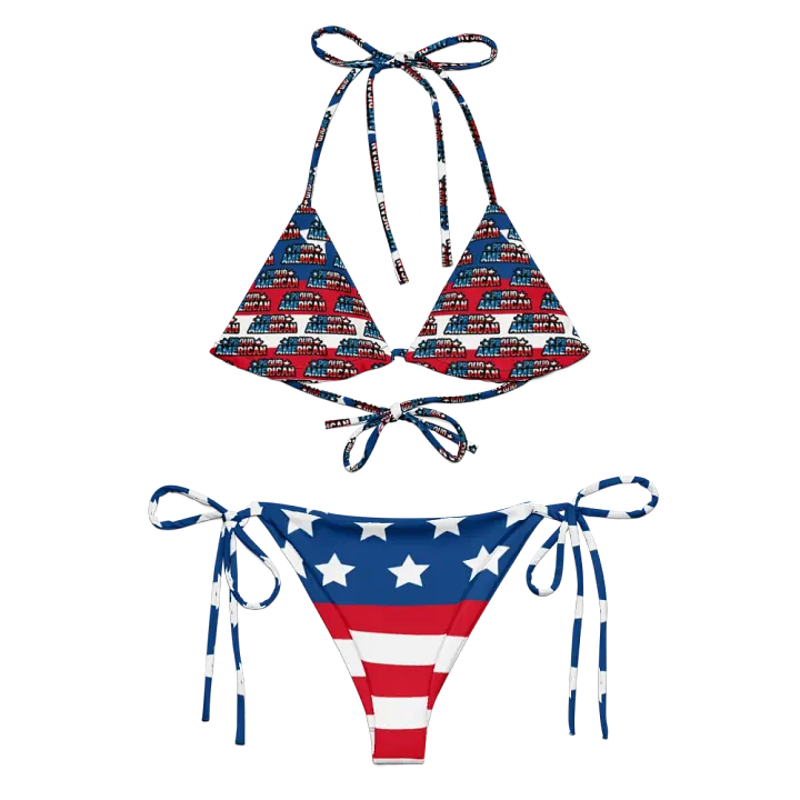 Women's String Bikini: Proud American product image (1)