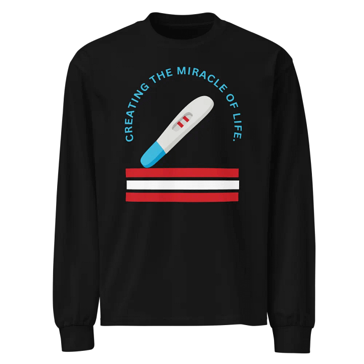 Miracle of Life Pregnancy Test Unisex Long Sleeve Shirt product image (1)