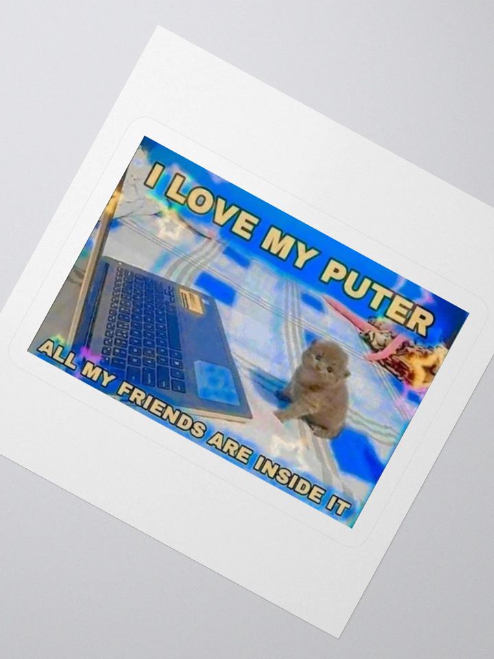 I love My Puter Sticker product image (5)
