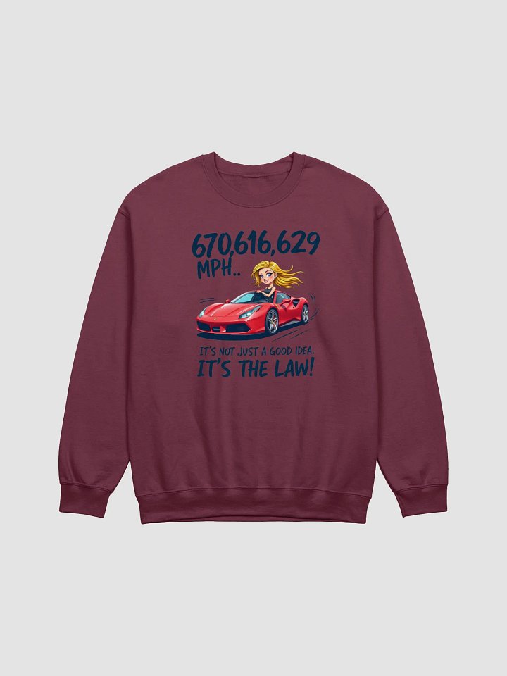 Smiling Speedster Crewneck Sweatshirt product image (7)