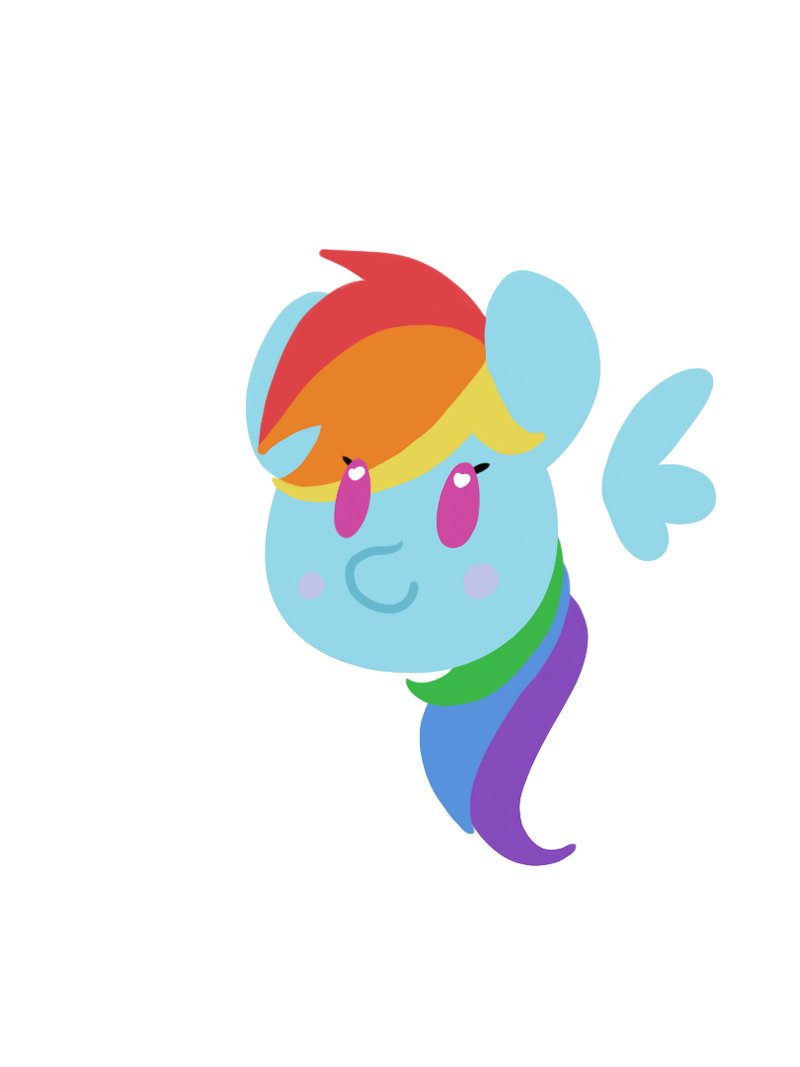 Rainbow Dash Digital Sticker