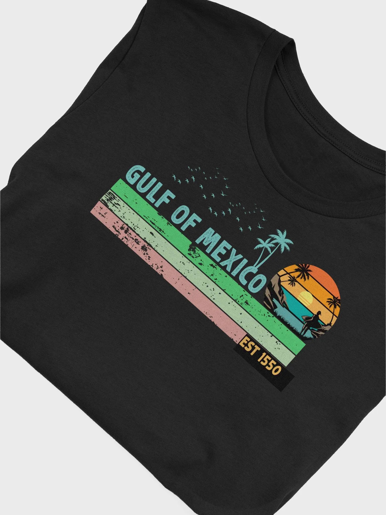 Gulf of Mexico T-Shirt | Beach Lover Shirt | Holiday Tee | Retro Vintage Beach T-Shirt product image (5)