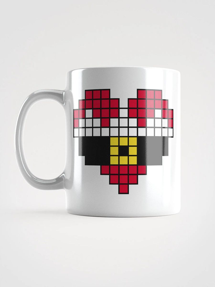 Santa Heart White Glossy Mug product image (1)