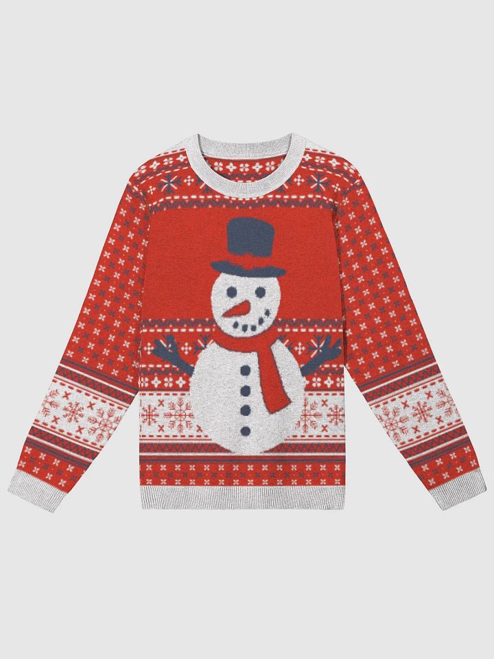 Festive Snowman Knitted Crewneck product image (4)